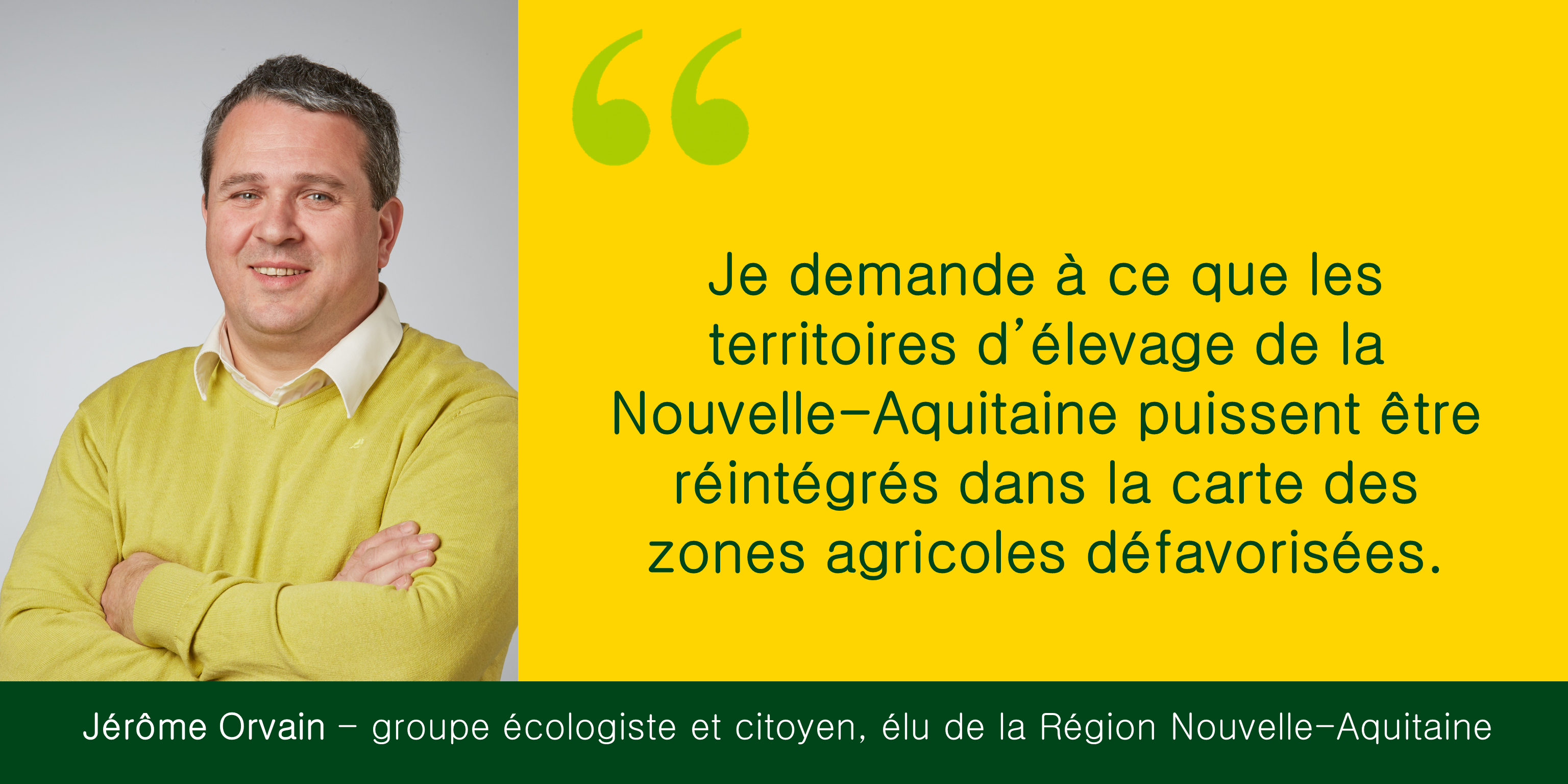 Motion « Agriculture : révision de la cartographie des zones défavorisées simples »