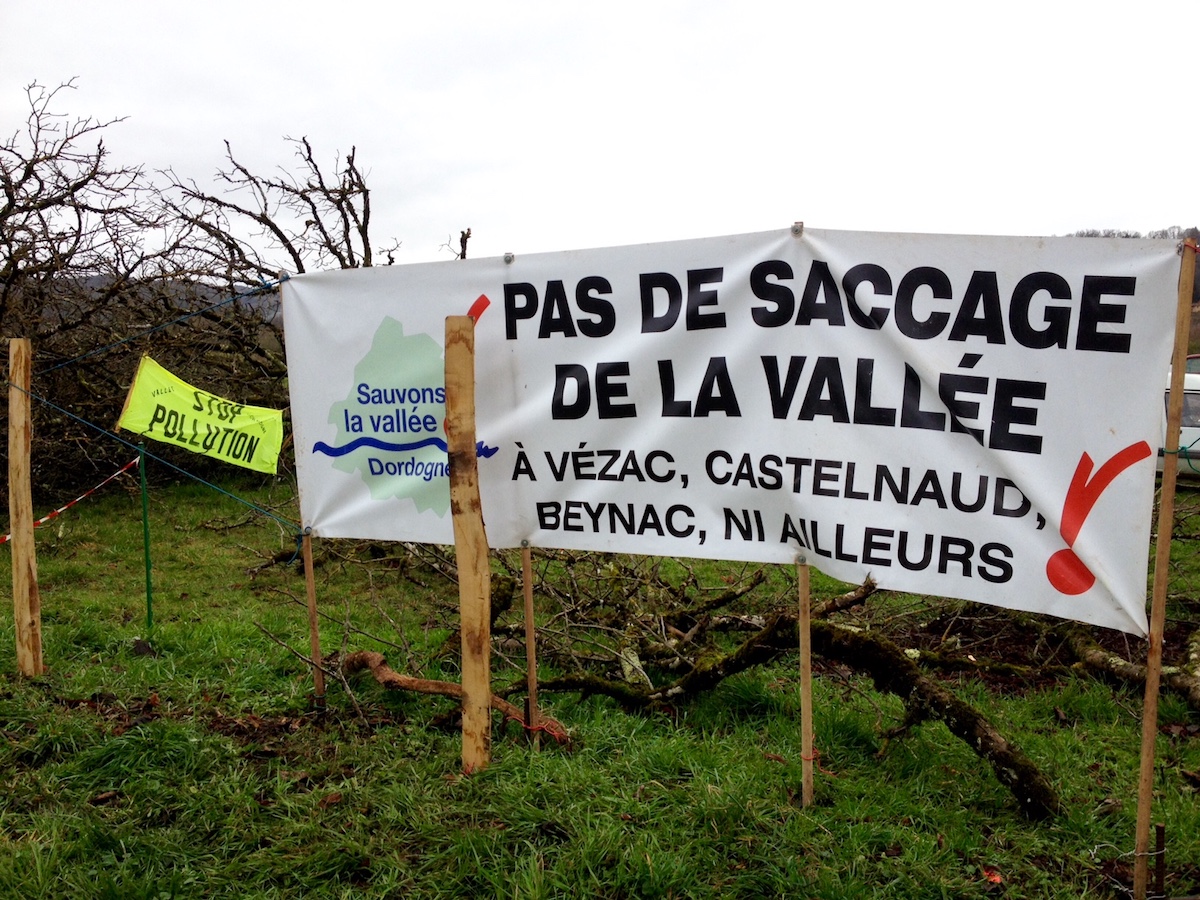 Déviation de Beynac : les élus régionaux EELV en appellent à Nicolas Hulot