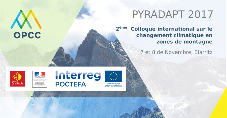 Climat : Jean-François Blanco ouvre le colloque PYRADAPT 2017 🗓 🗺