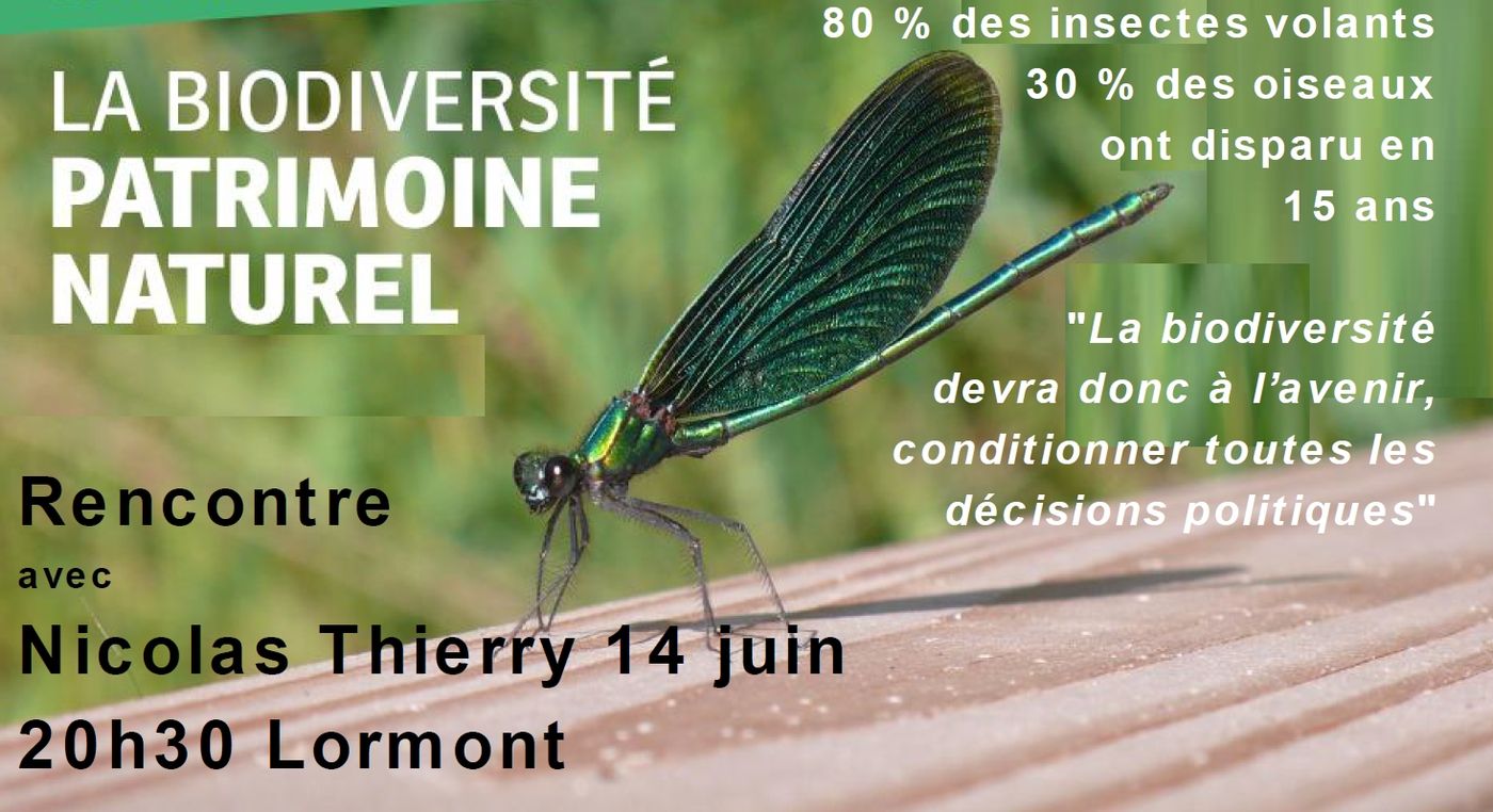 Notre biodiversité en danger : Rencontre avec Nicolas Thierry 🗓 🗺