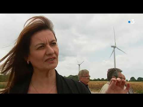 Inauguration des trois éoliennes à La Chapelle-Montreuil (86)