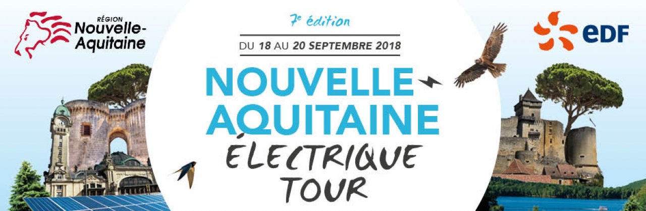 Nouvelle-Aquitaine électrique tour 🗓 🗺