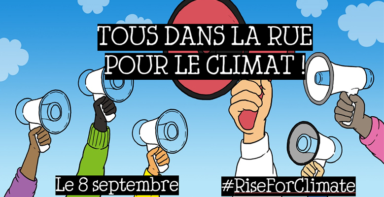 Mobilisation pour le climat #Riseforclimate 🗓 🗺