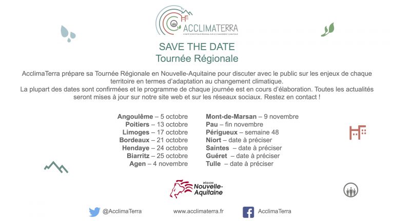 Françoise Coutant : tournée régionale AcclimaTerra (jusqu’au 18 décembre) 🗓 🗺