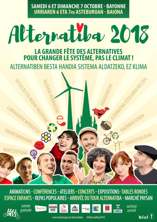 Françoise Coutant à Alternatiba pour la table ronde sur le défi climatique 🗓 🗺