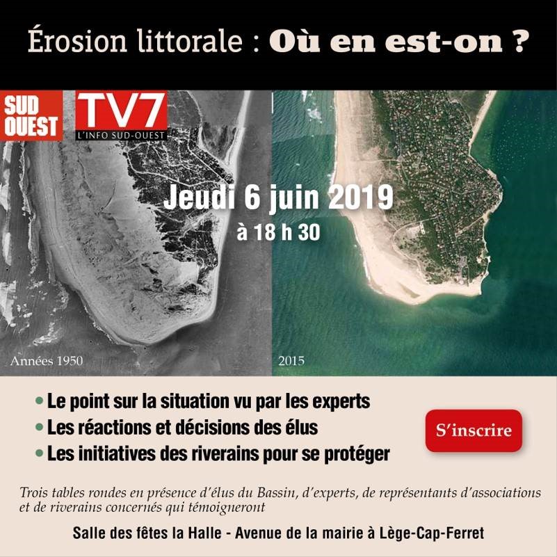 Vital Baude – Débat TV7/Sud Ouest – Érosion littorale : où en est-on ? 🗓