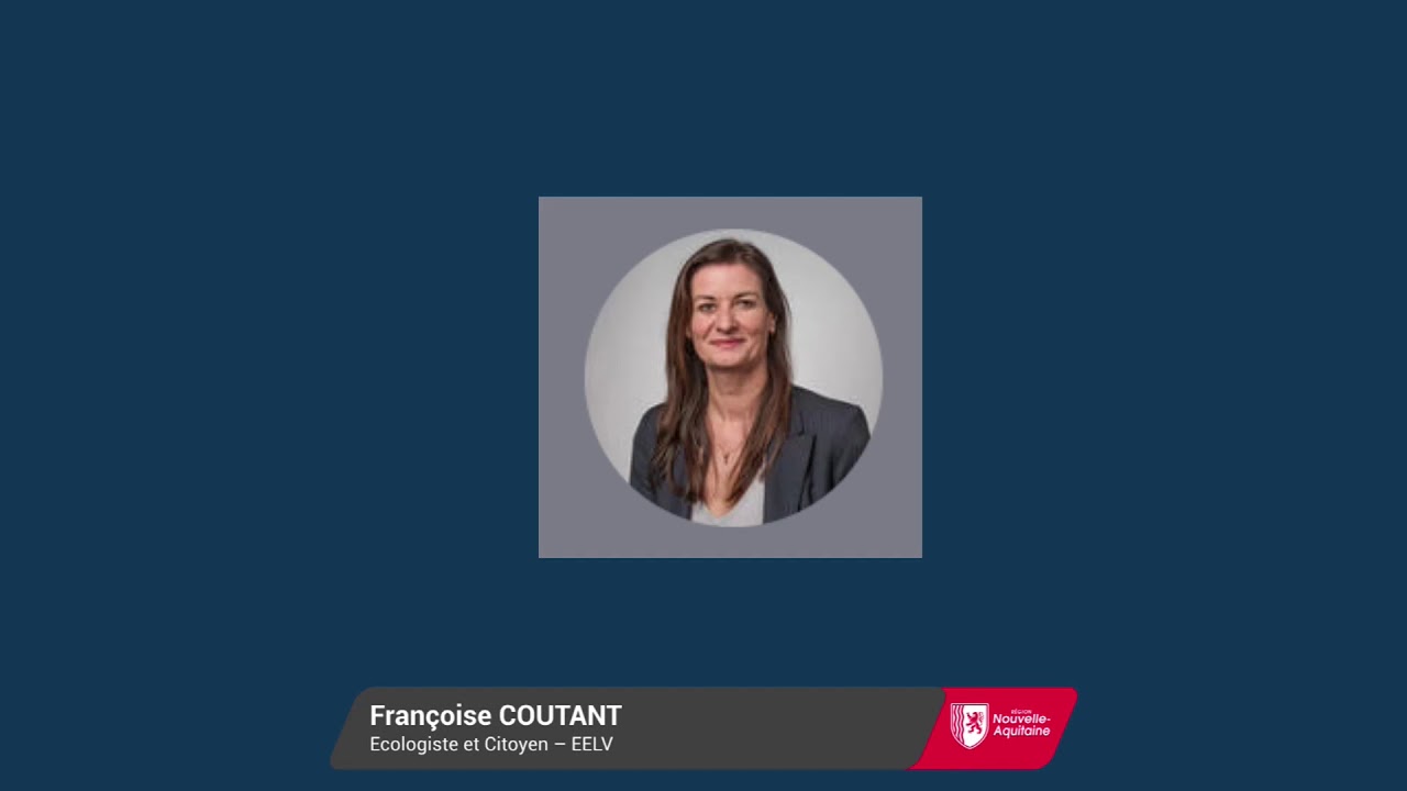 Intervention de Françoise Coutant sur le programme régional pour l’efficacité énergétique (PREE) Nouvelle-Aquitaine