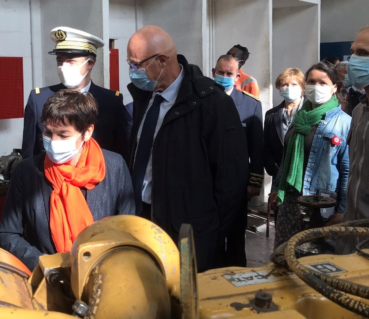 Visite de la ministre de la mer au lycée maritime et aquacole de La Rochelle – Katia Bourdin 🗓