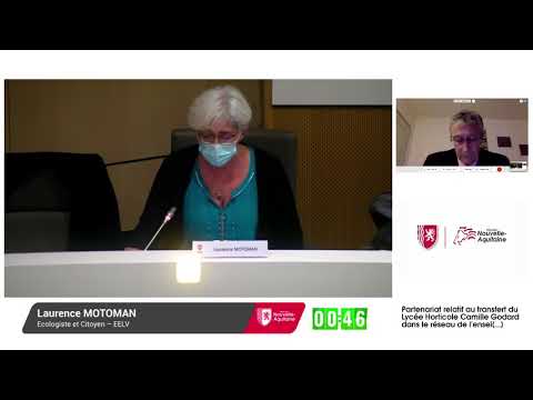 Intervention de Laurence Motoman : accord de partenariat stratégique « Naquidis »