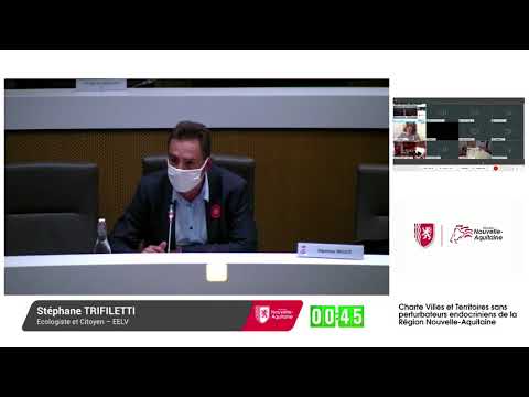 Intervention de Stéphane Trifiletti : charte Villes et Territoires sans perturbateurs endocriniens.