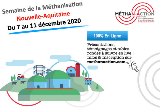 Semaine de méthanisation Nouvelle-Aquitaine – Françoise Coutant 🗓