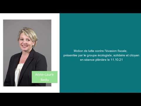 Motion « La Région Nouvelle-Aquitaine s’engage contre l’évasion fiscale »